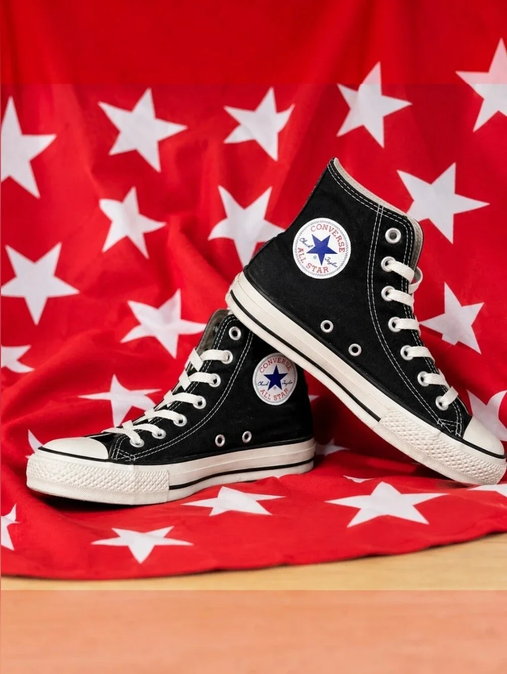 Converse Chuck Taylor All Star Hi Black Canvas Sneakers Women's 7.5 Men's 5.5